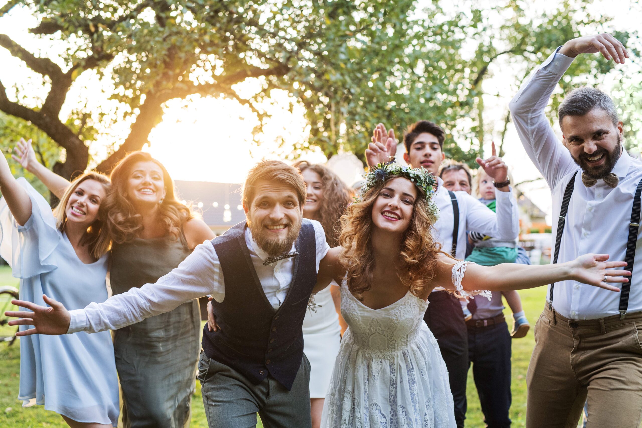 Hochzeit im Garten